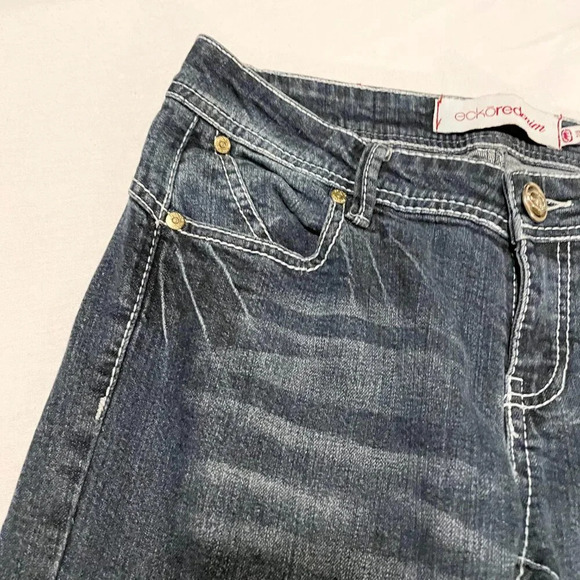 Ecko Red Denim Jeans Womens Size 7/8 Pants - Picture 5 of 14